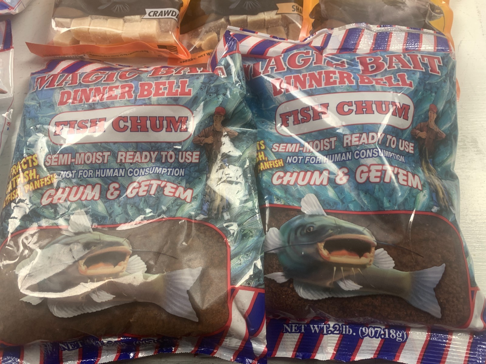 Catfish Bait lot - 8x Magic Bait Cubed Dough Fishing Bait  - 7x Catfish Pro + - Image 2