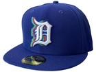 New Era Detroit Tigers Blue Fitted 59Fifty Side Patch Baseball Hat - Size 7 1/8 — photo 3