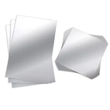 Adhesive Craft Mirrors 9 Pieces 6x9 & 6x6 Inch Acrylic Wall Stickers