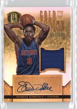2014-15 Panini Gold Standard Gold Strike 57/199 Spencer Dinwiddie #37 Auto 1pi2