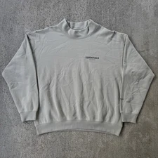 Essentials Fear Of God Mock Neck Sweatshirt Oversized Relaxed Pullover XXL 2XL