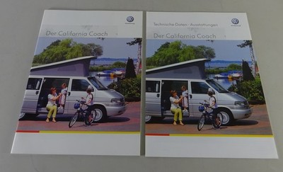 Brochure VW Bus T4 California Coach + Technical Data As Of 08/2001