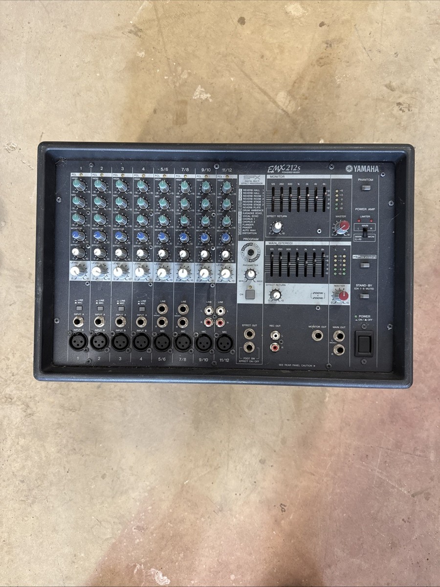 Yamaha EMX-212S 12-Channel Digital Effects 350 Watt PA Powered