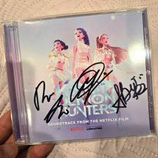 KPop Demon Hunters SIGNED AUTOGRAPHED CD SOUNDTRACK EJAE / REI AMI / AUDREY NUNA