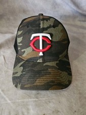 New Era 9Forty Minnesota Twins Woodland Camo MLB Adjustable Hat Cap Mesh