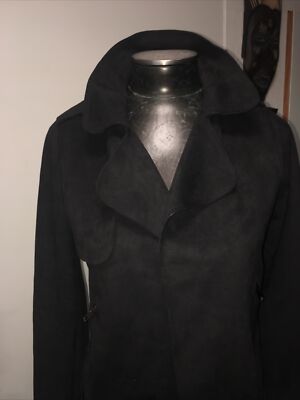 Cute Black Ultra suede Jacket Coat By Skies Are Blue | eBay