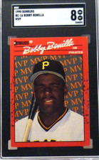 BOBBY BONILLA  Pirates  ERROR No Dot after INC SGC 8 NM MT  1990 Donruss BC-16