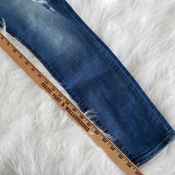 7 For All Mankind Distressed Patchwork Print High… - image 12