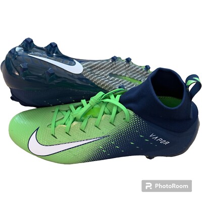 Nike Vapor Untouchable Pro 3 Football Cleats Seahawks Green Navy Nike Vapor Untouchable Pro 3 Cleats Seahawks Green Navy  main image 2
