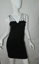 STYLESTALKER  Dress Black Strappy Sexy Little Black Dress Size Small