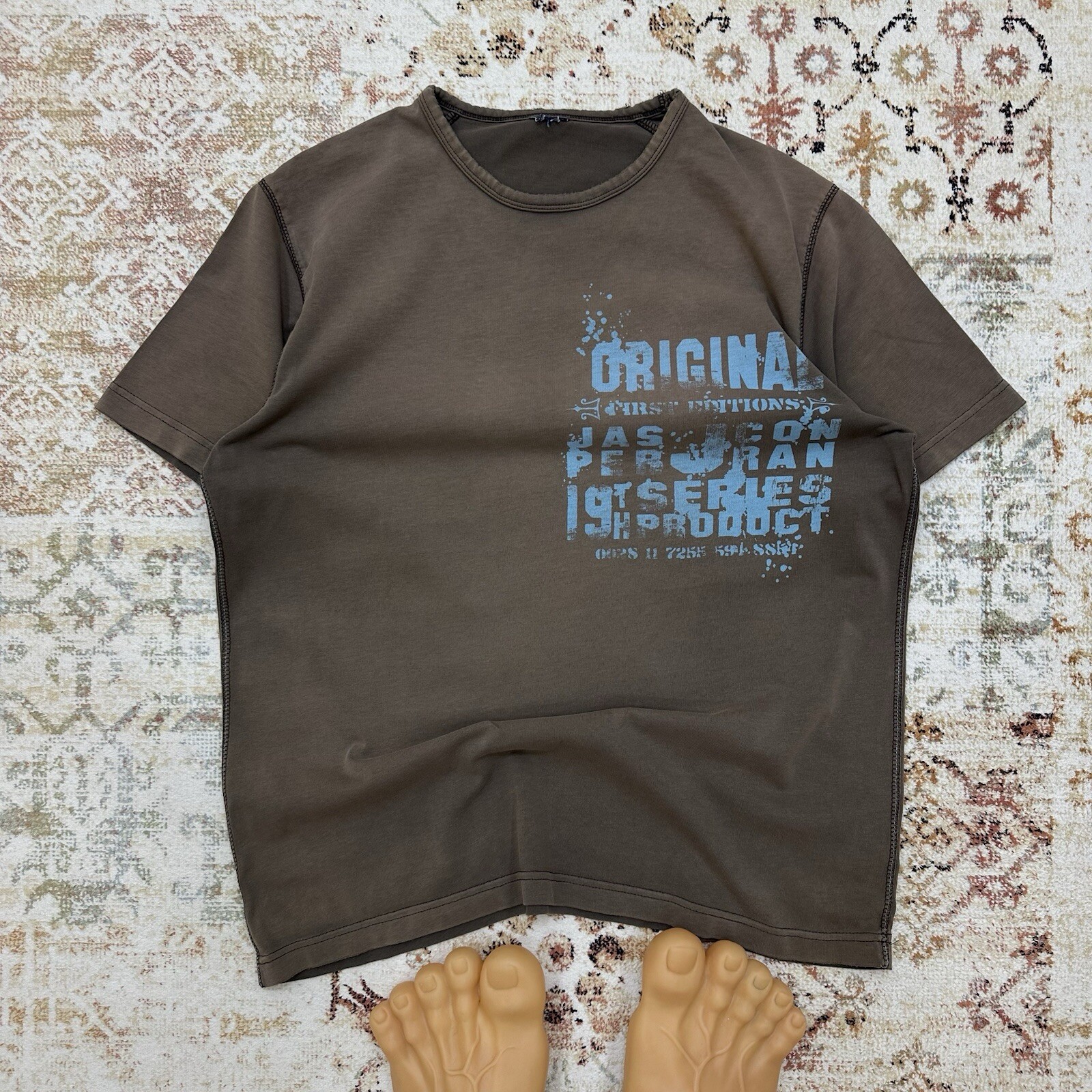 Vintage T-shirts Archive USA Y2K Japan Style 90s Grunge Centre Logo Avantgarde