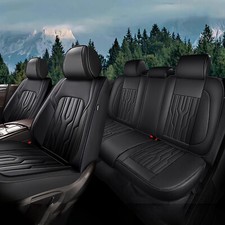Car 5 Seat Covers Faux Leather Cushion Full Set Protect For Volvo Xc60 2010-2017