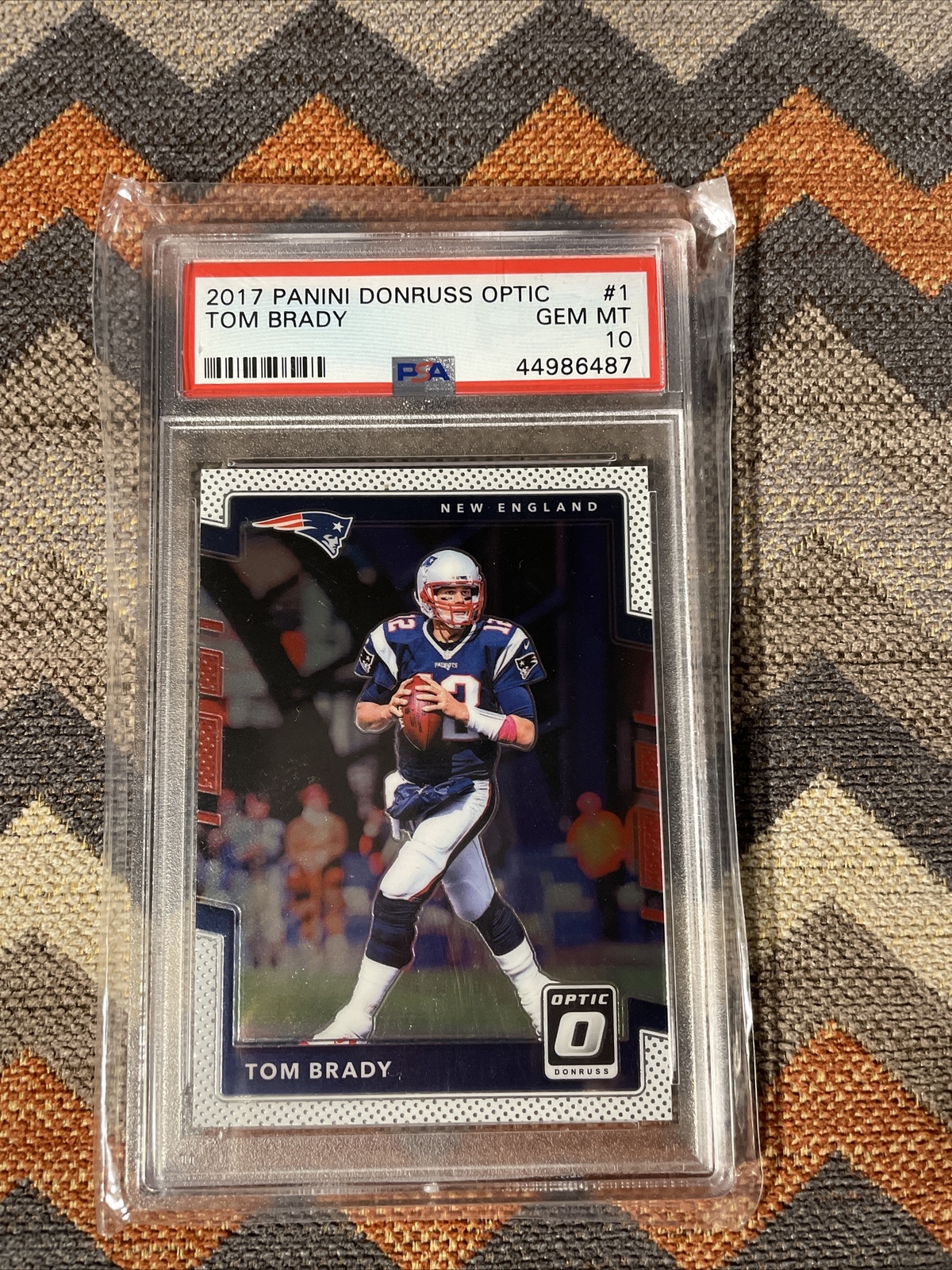 2017 PANINI DONRUSS OPTIC #1 TOM BRADY PATRIOTS PSA 10