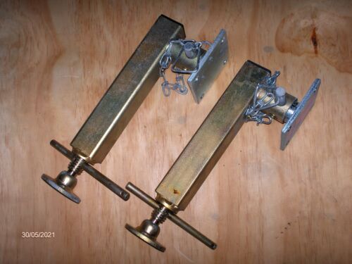 IFOR WILLIAMS TYPE JACK LEG PROP STAND STABILISER PAIR HEAVY DUTY FOR TRAILERS  - 第 1/1 張圖片