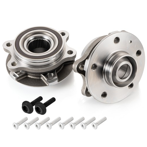 Pair Front Wheel Bearing Hub Assembly For Audi A4 A5 A6 A7 A8 Quattro RS5 RS7 - Picture 8 of 9