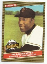 WILLIE MCCOVEY 1986 DONRUSS HIGHLIGHTS HALL OF FAME MINT CONDITION