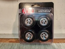 1:18 ACME CRAGAR CHROME  WHEEL AND TIRE SET - A1807016W -BEST PRICING-WOW
