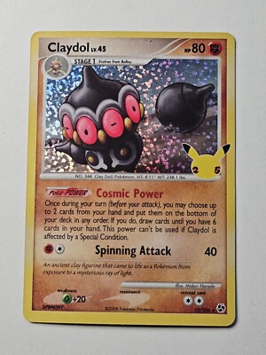 Claydol 15/106 DPBP#397 NM-Mint Pokemon 25th Celebrations Holo | eBay