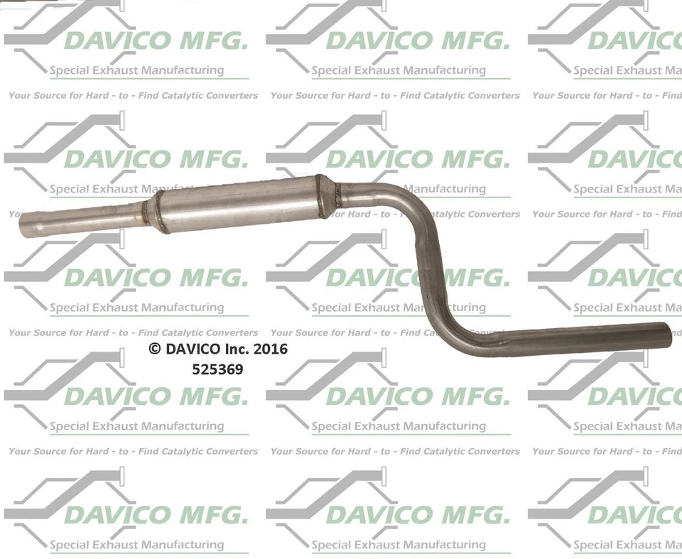 Exhaust Resonator Pipe Fits 2001 2002 2003 2004 Chrysler Sebring 2.7L V6 GAS DOH Foto 2 de 2