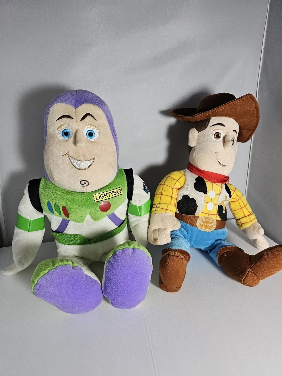 Disney Toy Story Buzz Lightyear Woody Plushies Pixar Kohls Cares