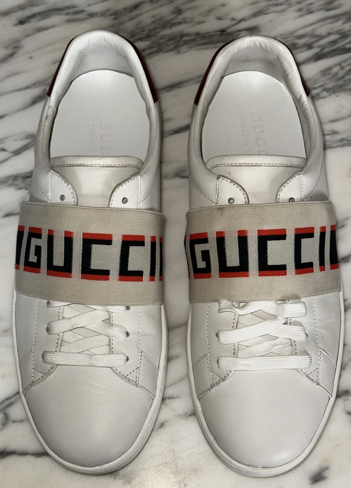 Gucci Ace Stripe Ivoire US10 UK9