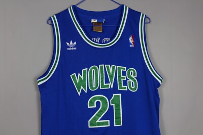 MINNESOTA TIMBERWOLVES NBA BASKETBALL JERSEY ADIDAS HARDWOOD #21
