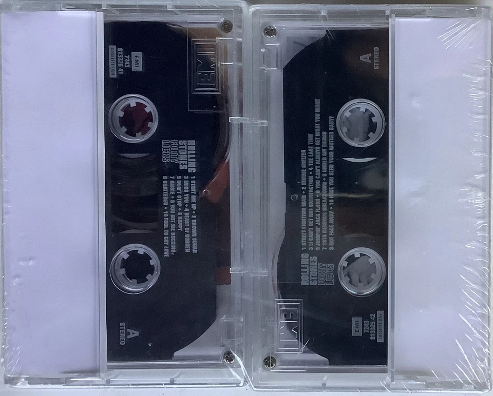 Rolling Stones Forty Licks Original Thai Edition Double Cassette Seal - Image 2 of 2