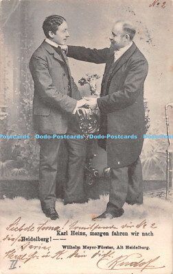 R544634 Karl Heinz morgen fahren wir nach Heidelberg Wilhelm Meyer Forster H G C