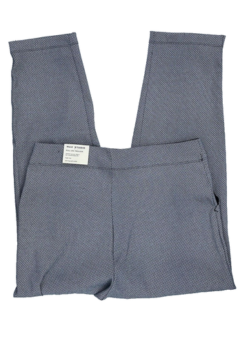 Max Studio Ponte Slim Leg High Rise Pull On Trouser Pants Size L - Picture 7 of 15