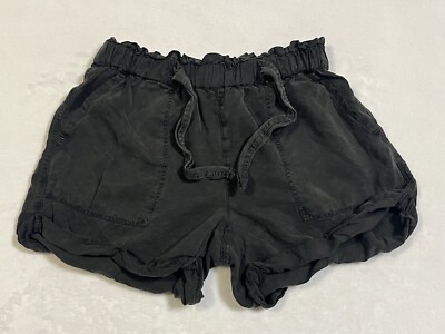 Women s Aeri Charcoal Gray Black Shorts Adult XS Extra Small