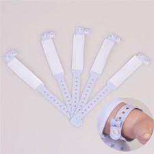 10 Newborn Baby Hospital ID Bands Birth Wristband Reborn Baby Doll DIY Accessory