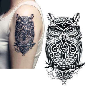 Details About Owl Tattoo Sticker Body Art Men Women Arm Temporary Tattoo Fake Tatoo Removable