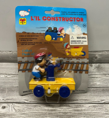 Lil Constructor Vintage Wind Up Toy  New In Package-Fast Ship