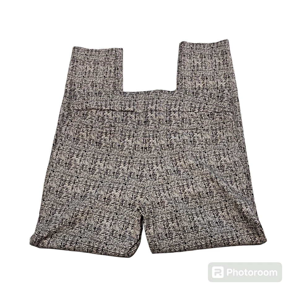 Apt.9 Brynn Pull-On Pants Womens 12 Black Whit Geometric Stretch Comfort 32X28 - Image 4 of 4