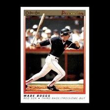 Wade Boggs 1991 O-Pee-Chee Premier Boston Red Sox #11 R327T 58