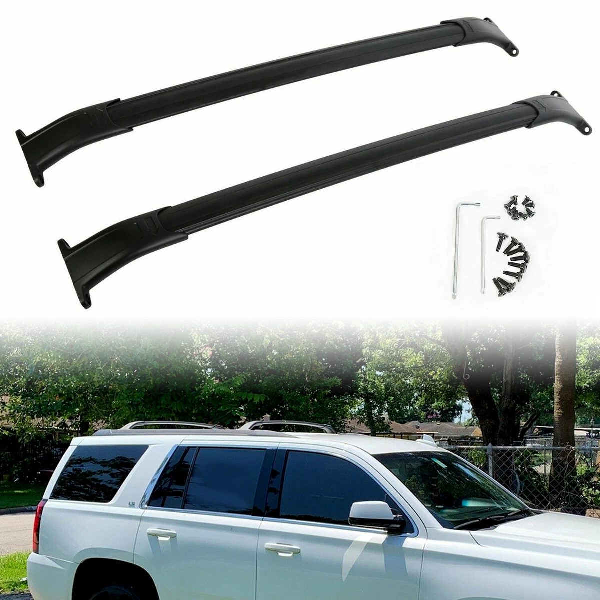 Chevy tahoe roof on sale rack cross bars