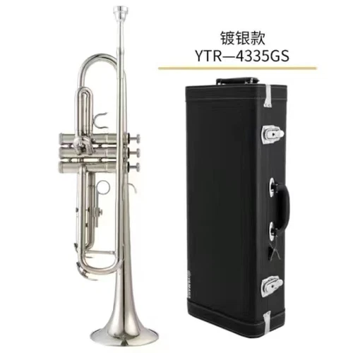 Tromba Yamaha YTR-2335/4335/8335GS con custodia rigida bellissima - Foto 13 di 35