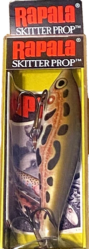 NOS Ireland Rapala Skitter Prop SPR-7 F Frog Topwater Chugger Bass Fishing Lure