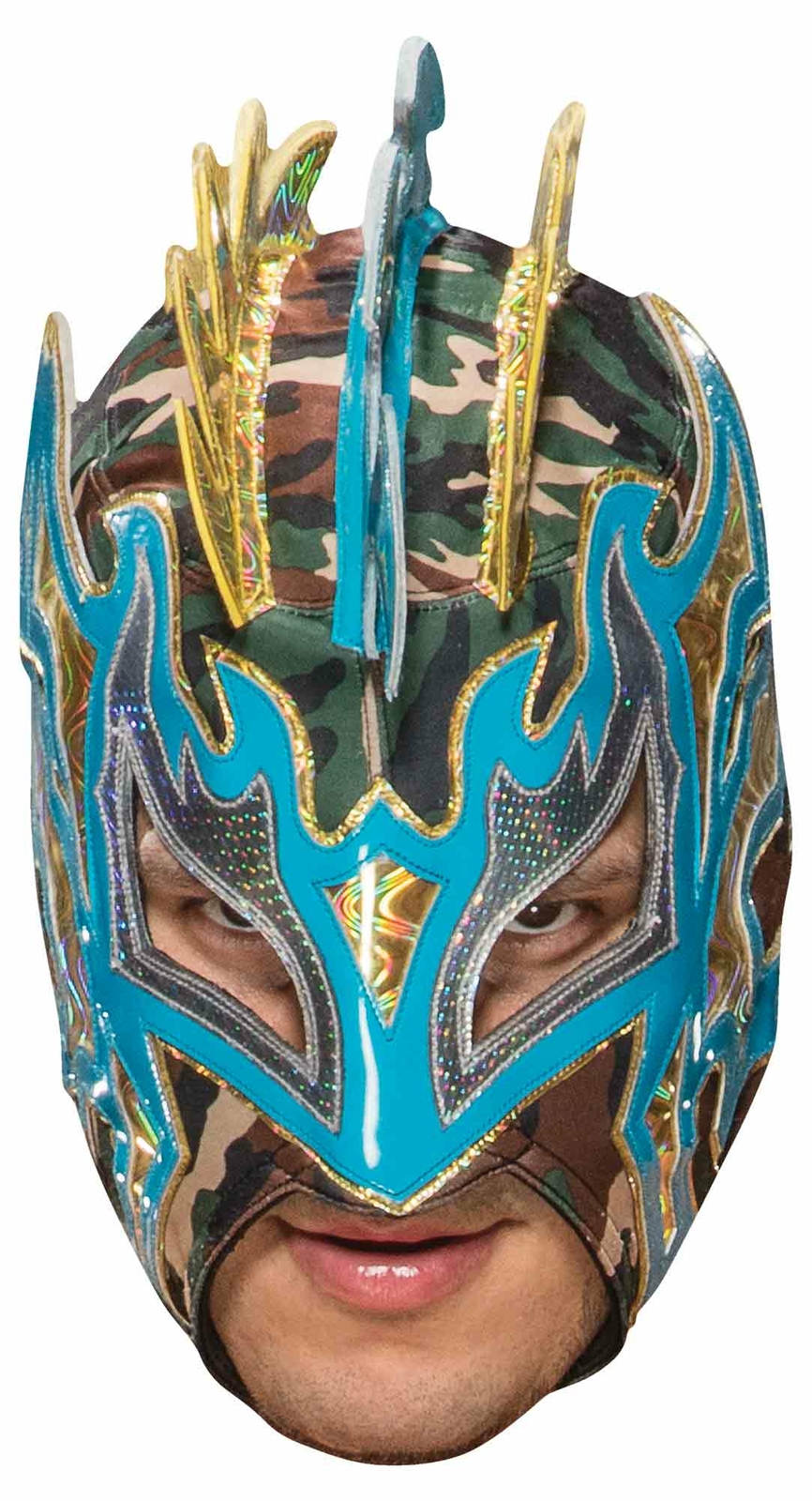 Kalisto Wwe 2D Card Party Face Mask - Costume Divertimento Offical Maschera