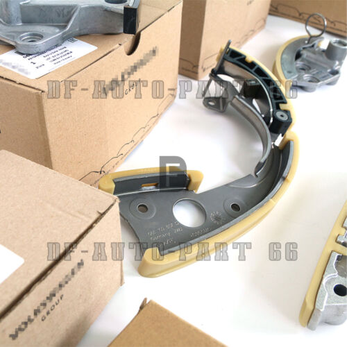 12X OEM Timing Chain Rail Guide Tensioner Kit For Audi A6 A7 Q7 S5 3.0T CGW CJT - Picture 3 of 5