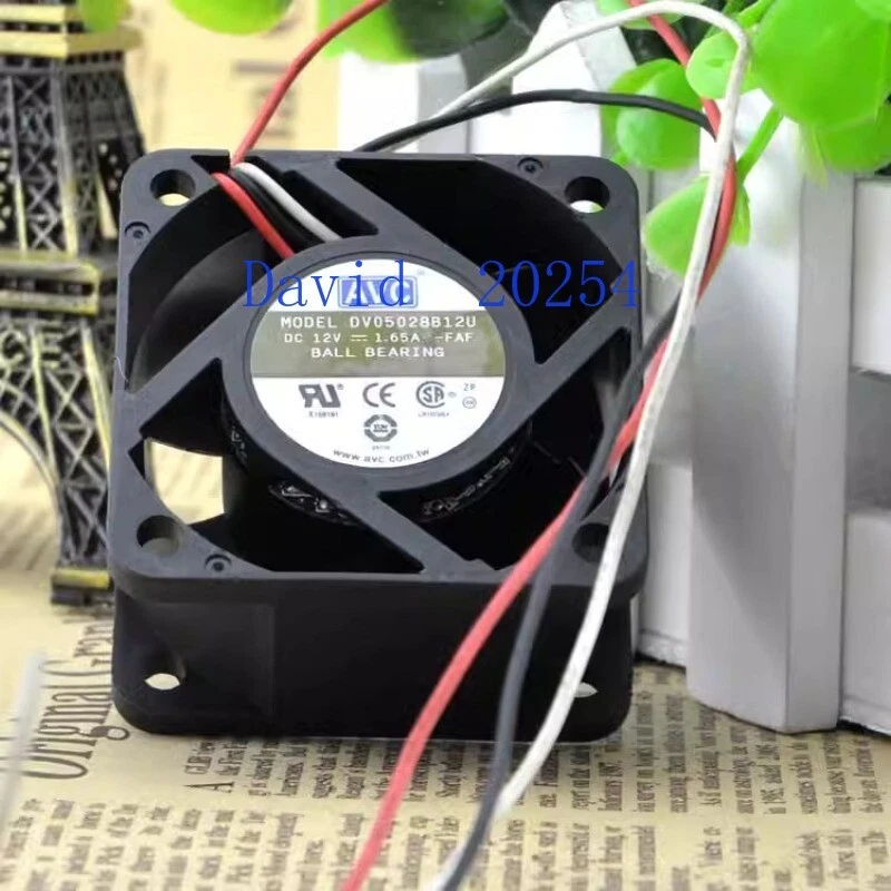 AVC Qihong 5cm 5028 Double ball cooling fan 12V 1.65A DV05028B12U - Image 3 of 4
