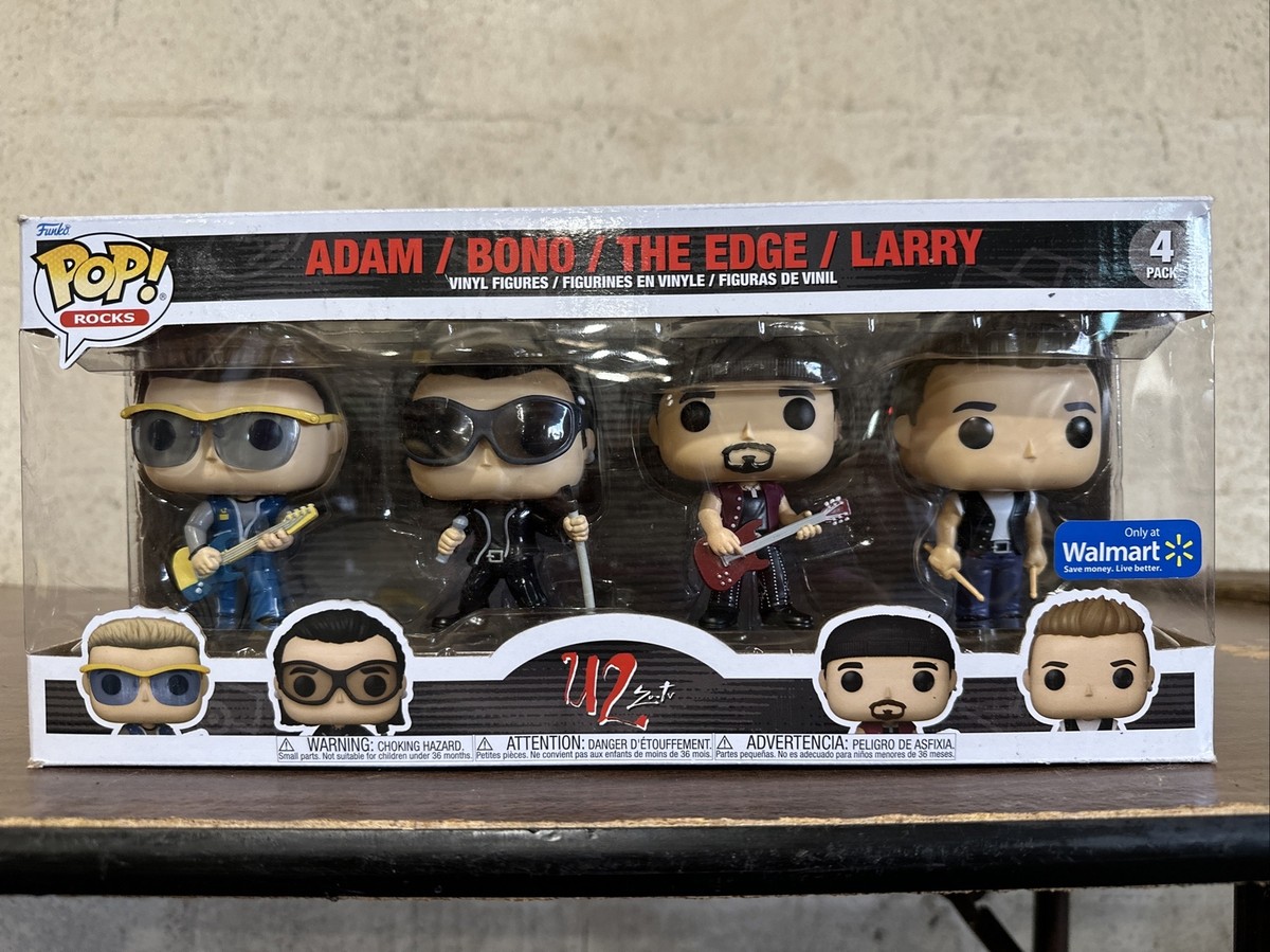 Funko Pop! Rocks: U2 - Adam/Bono/The Edge/Larry 4 Pack Funko Pop! Rocks: U2 - Adam/Bono/The Edge/Larry 4 Pack