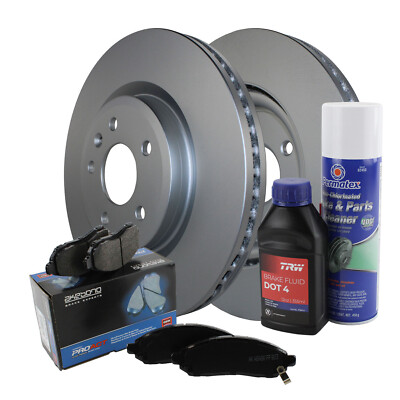 Front Brake Kit 325mm Rotors Akebono Ceramic Pad Set For Taurus SHO Performance