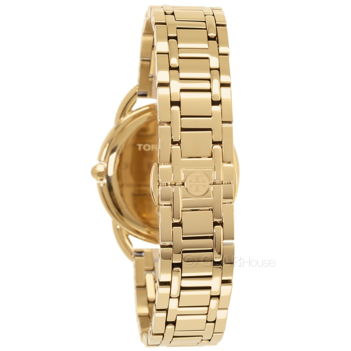 Tory Burch Womens Miller Moon Phase Watch, White MOP Dial