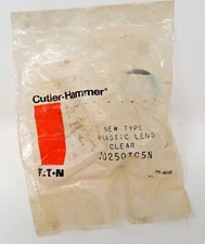 1X Cutler-Hammer 10250TC5N Indicator Light Lens Cap, Clear NEW