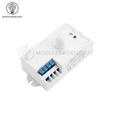 DC12-24V AC110-240V 5.8GHz Microwave Radar Sensor Body Motion HF Detector Switch