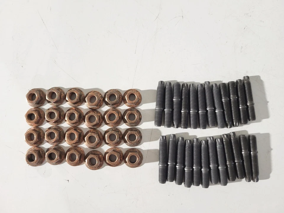 Colector de escape BMW ASAstud perno y tuerca hexagonal 24 piezas M7X39MM 11127593376 11721437202 Foto 3 de 4