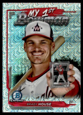 2024 Bowman Chrome My 1st Mega Box Brady House Washington Nationals #M1B-39