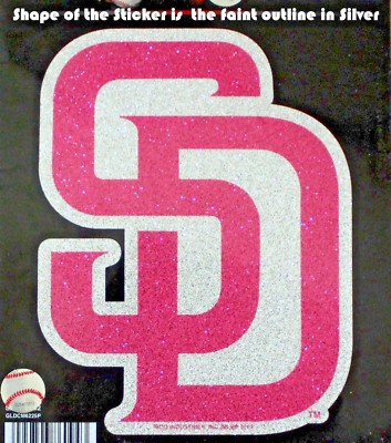San Diego Padres colorful MLB Die Cut Decal Baseball Car Sticker Made in USA