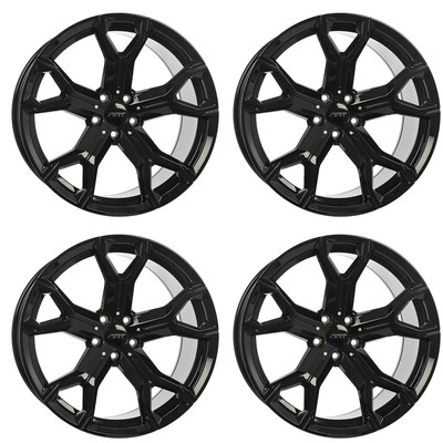 Set of 4 20in Black Alloy Wheel Rims for Audi A4 allroad, OE404EJ 5x112 5Lug